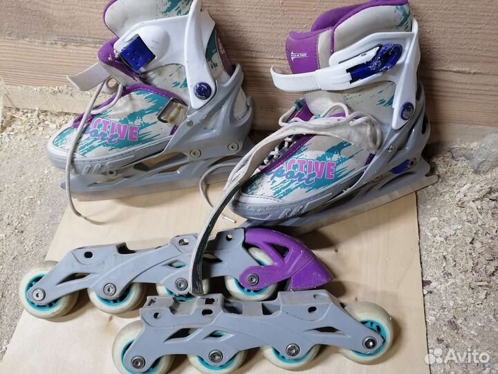 Коньки универсальные