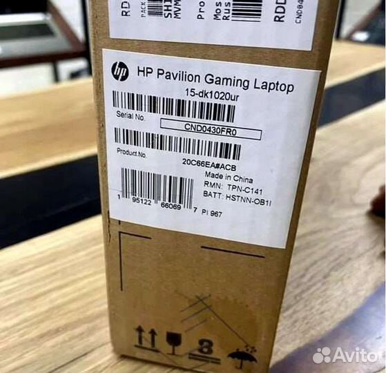 Игровой ноутбук HP omen gaming GTX 1650 TI