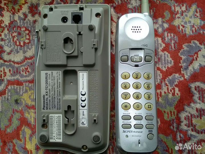 Радиотелефоны panasonic 2шт.к-т