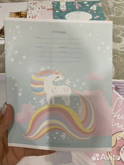 Тетради для 1 класса в частую косую линейку