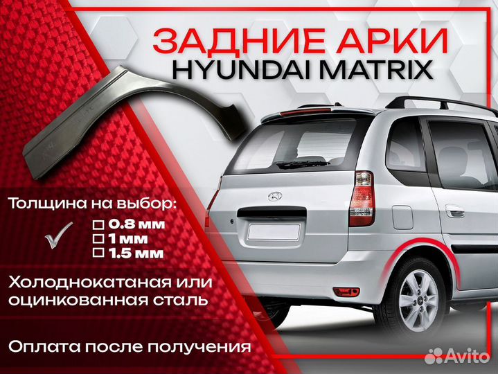 Ремонтные арки на Hyundai Matrix
