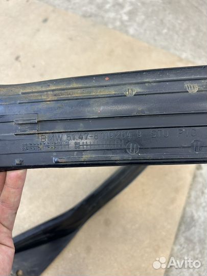 Накладки порогов внутренние bmw e36