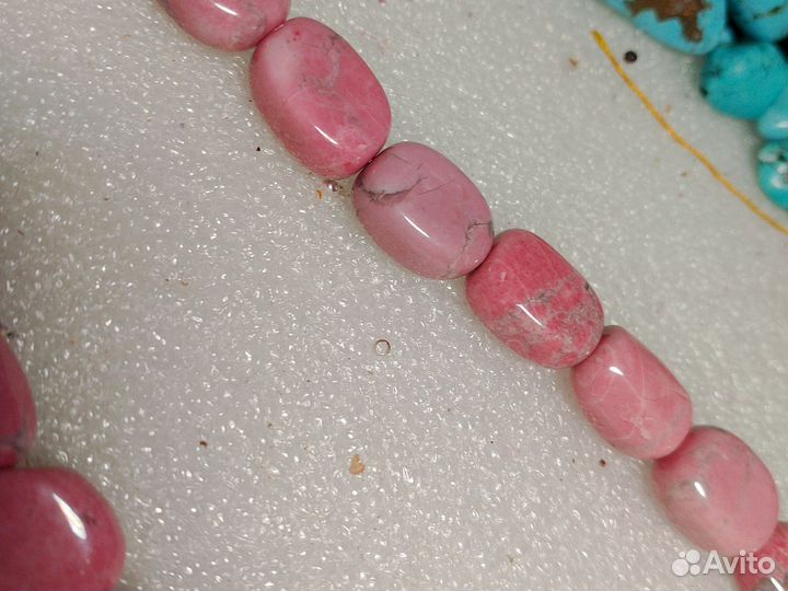 Бусы родонит Орлец