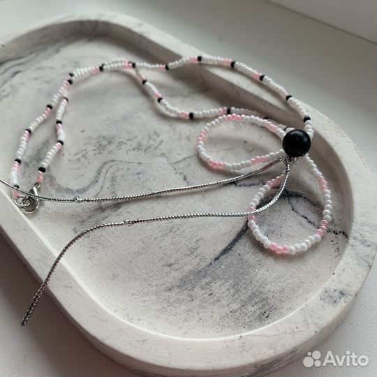 Чокер из бисера