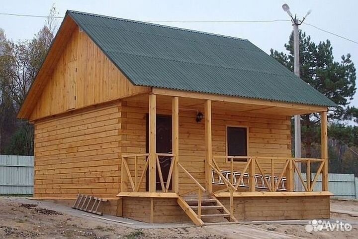 Строим дома бани из бруса
