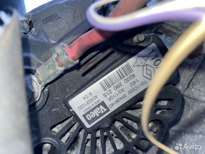 Генератор F4R771 Renault Scenic 2542818D 820029021