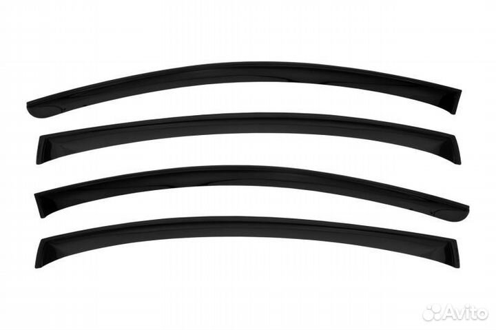 Дефлектор окон (накладной скотч 3м) 4 шт. chevrole