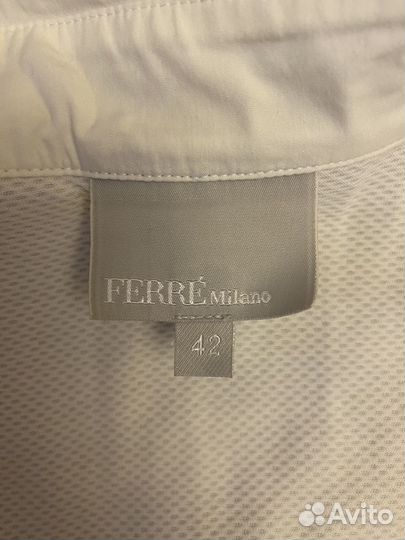 Белая рубашка, блузка х/б Италия 42-44