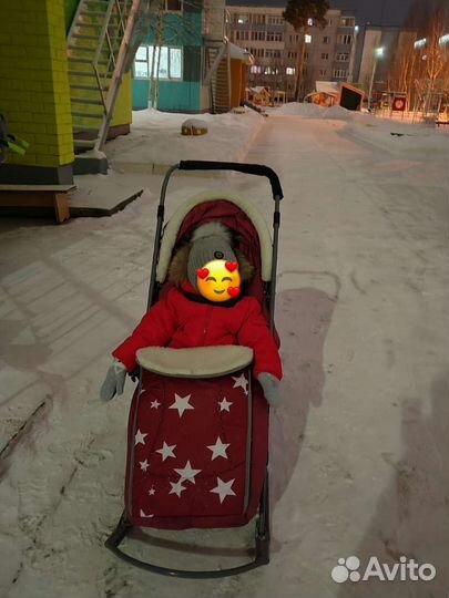Коляска санки