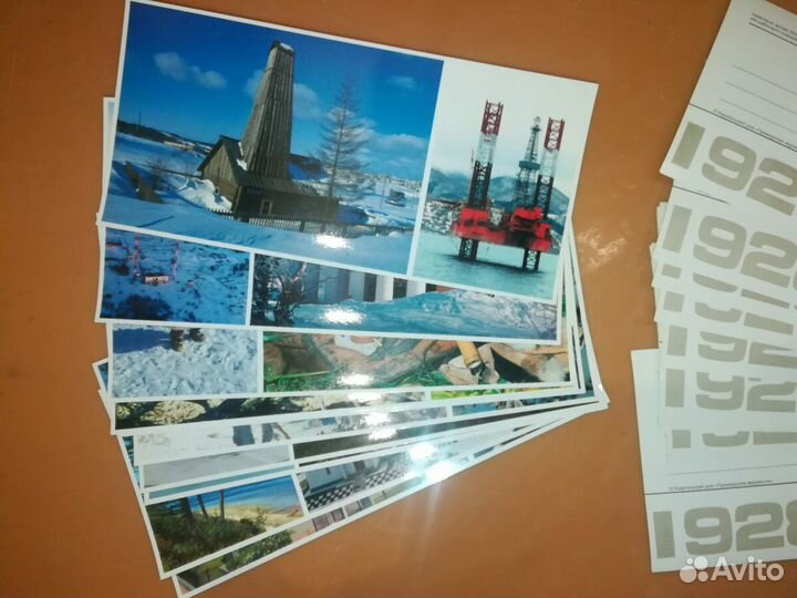 Набор открыток нк роснефть сахалинморнефтегаз 75 л