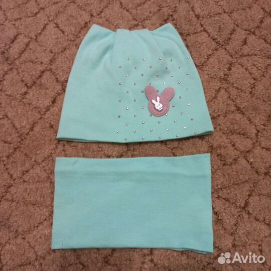 Комплект шапка, шарф