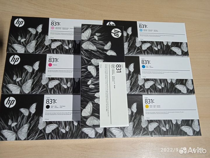 Картриджи HP Latex 831/871