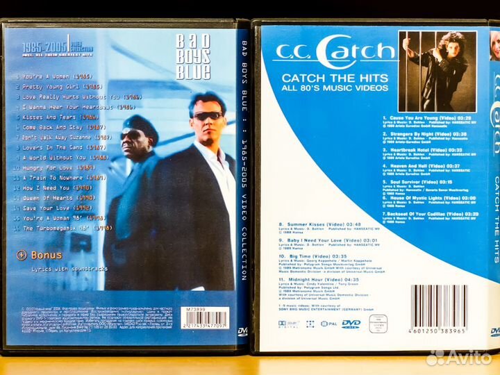 Музыка на DVD - Bad Boys Blue, CC Catch и др