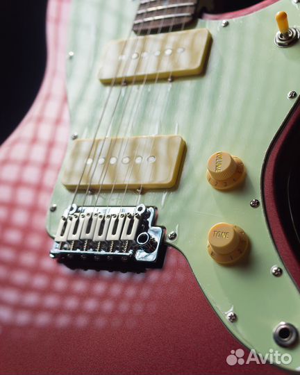 Root Note JM401-BMT Электрогитара, бордовая