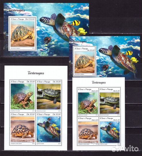 Сан-Томе и Принсипи, 2018. Морская фауна, черепахи