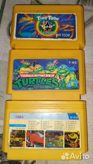 Ретро картриджи для Денди Dendy. Для Сеги Sega