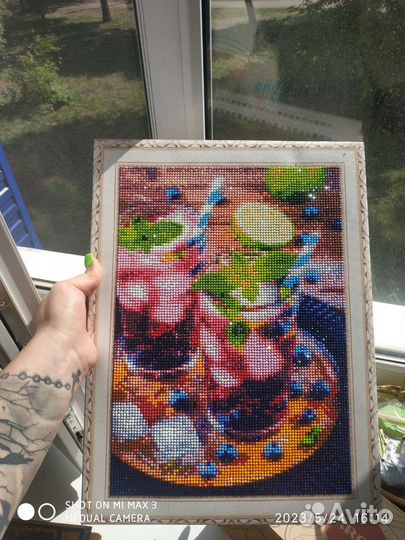 Картины по номерам раскрашенная