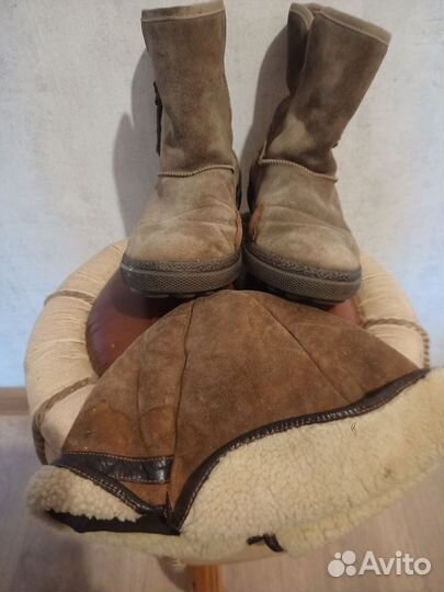 Угги женские 39 размер натуральный мех