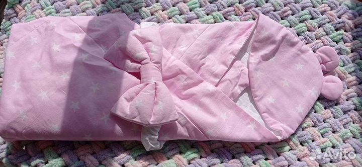 Конверт на выписку для девочки лето