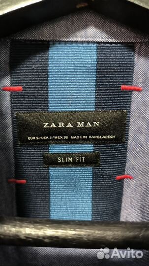 Рубашка мужская Zara man металлик