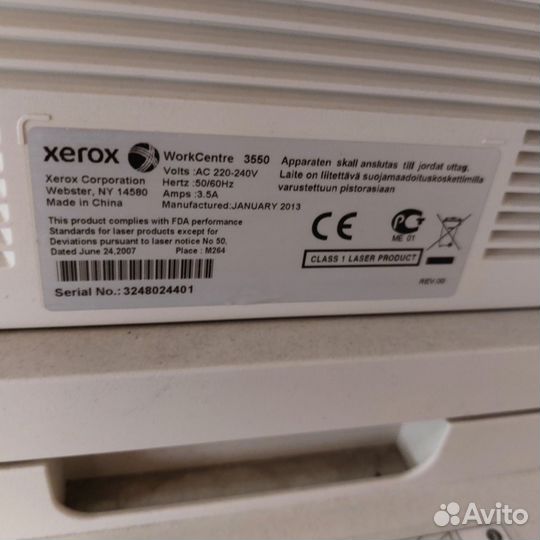 Мфу xerox work centre 3550