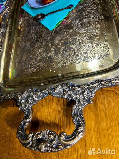 Поднос антикварный