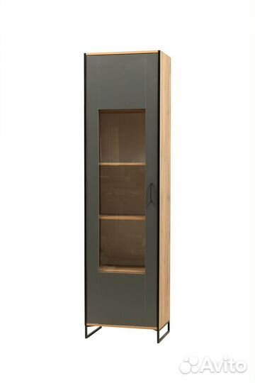 Шкаф витрина лофт