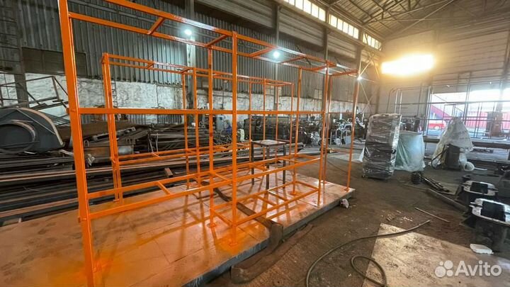 Стеллажи металлические разборные усиленные