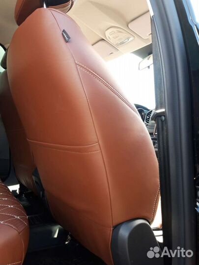Авточехлы из экокожи +установка