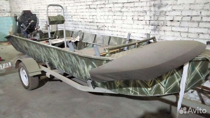 Лодка алюминивая