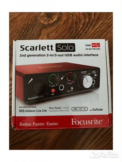 Звуковая Карта focusrite Scarlett Solo