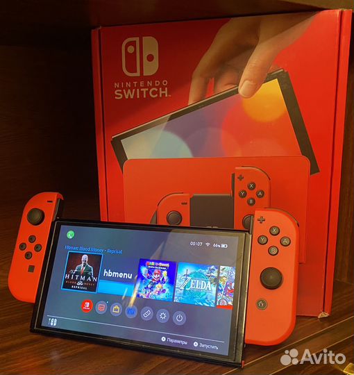 Nintendo switch oled mario edition picofly