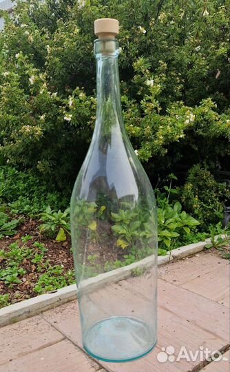Бутылка стеклянная (бутыль) 3л