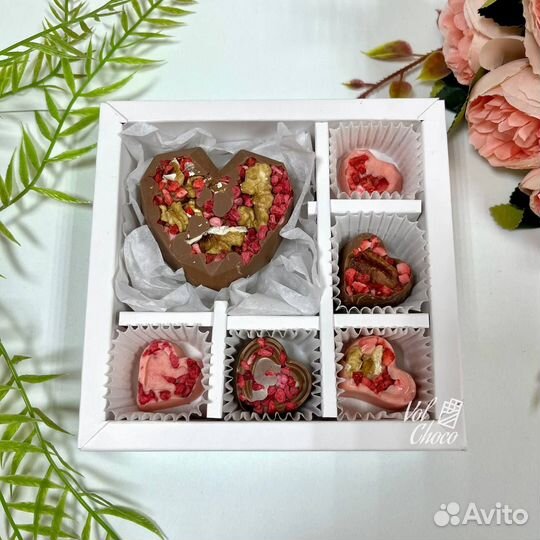 Подарочный набор из бельгийского шоколада конфеты