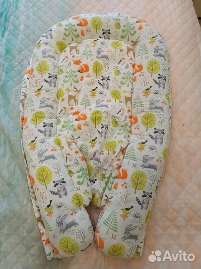 Гнездышко матрасик в кроватку для малыша