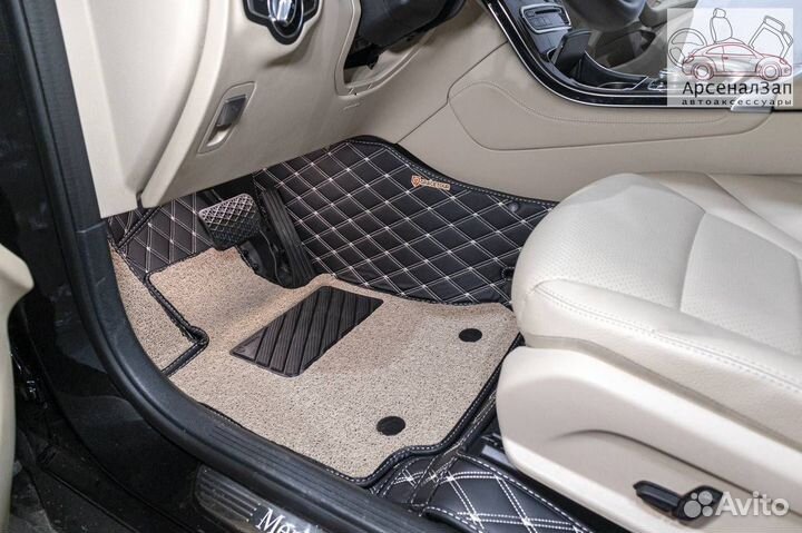 Коврики Mercedes-Benz GLC 220d из экокожи Престиж