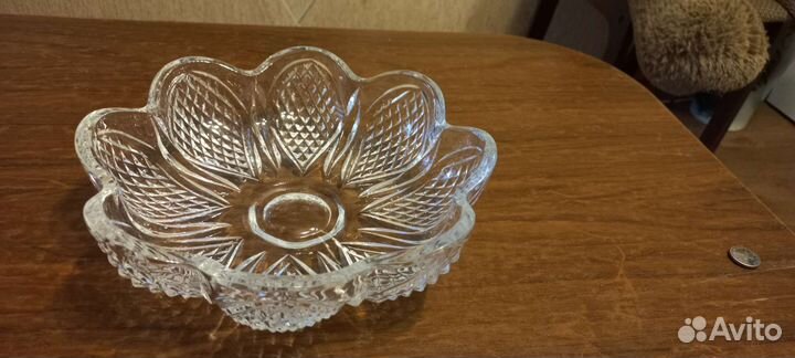 Хрустальные салатники,конфетницы