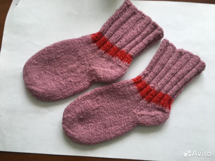 Носки детские вязаные