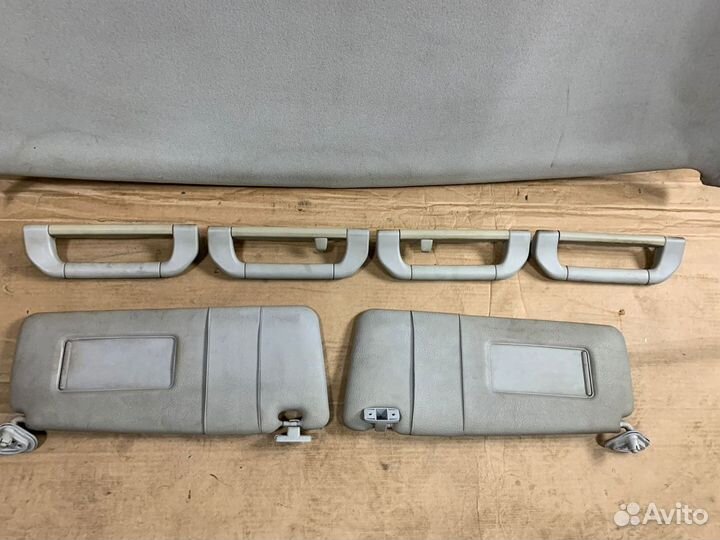 Обшивка потолка с козырьками и ручками BMW 5 E39