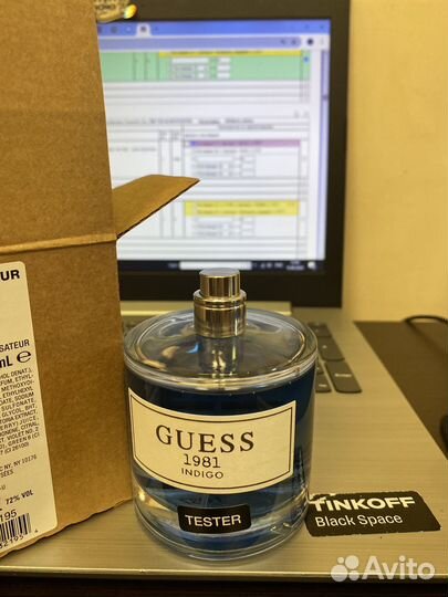 Guess indigo 1981 for men духи оригинал