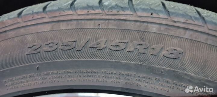 Летняя резина 235/45 r 18 на ориг. литых дисках