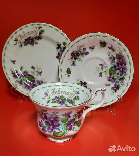 Чайные пары Royal Albert. Цветок месяца