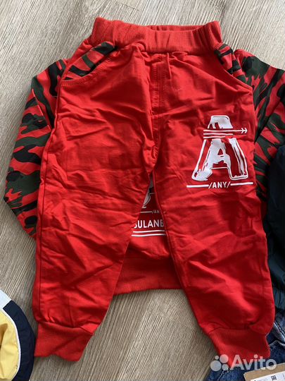 Пакет новых вещей для мальчика 86-92