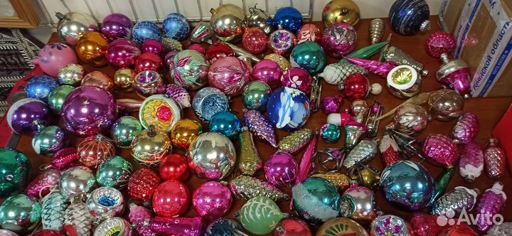 Ёлочные игрушки стекло