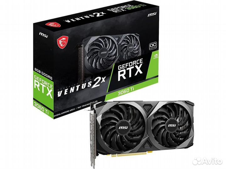 Видеокарта MSI GeForce RTX 3060 ventus 2X OC