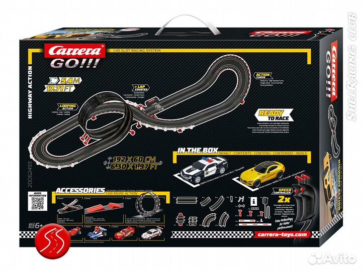 Автотрек Carrera GO Highway Action