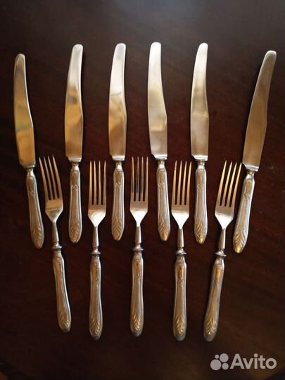Ложки, вилки, ножи 50-80-е годы