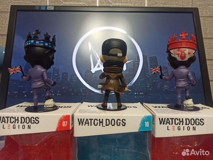 Фигурки Watch Dogs Chibi из серии Ubisoft Heroes