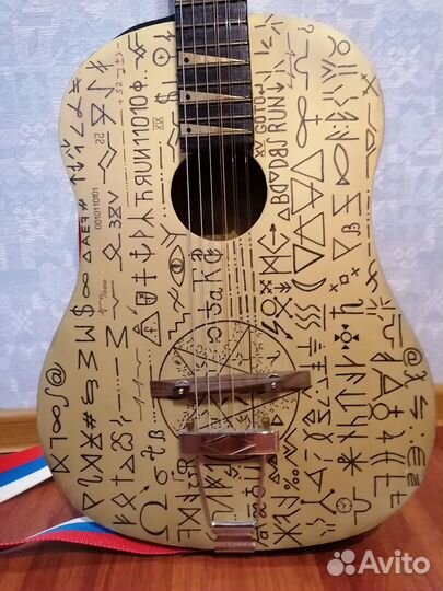 Гитара 9 струн, эксклюзив, ручная работа