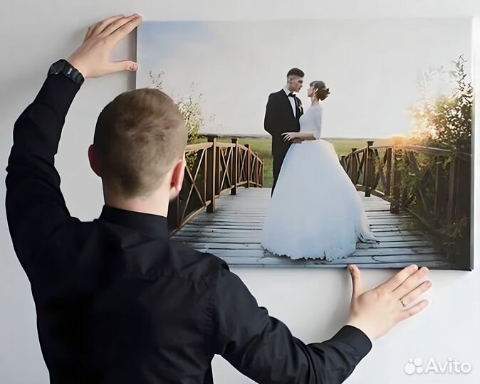 Портрет по фото на холсте под заказ